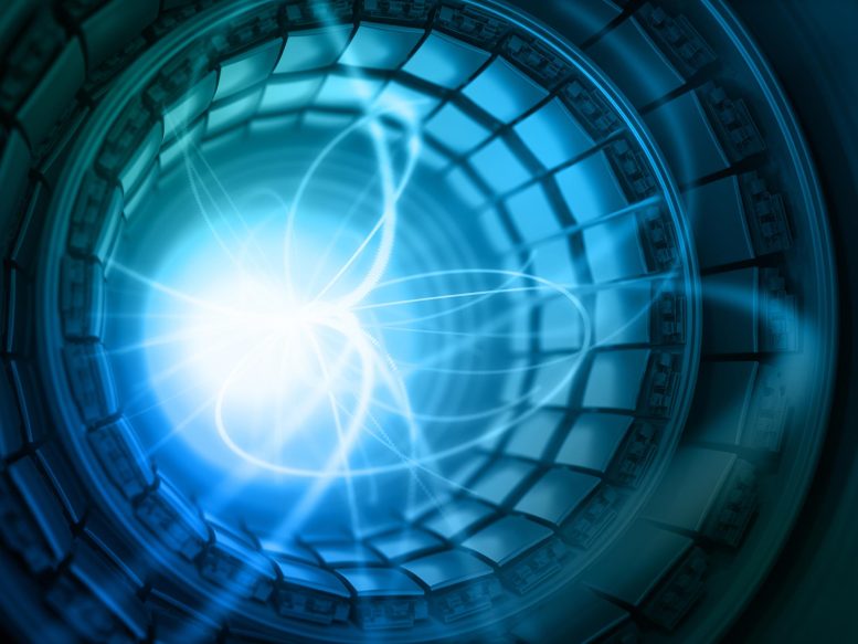 Concept de neutrinos de collision de particules