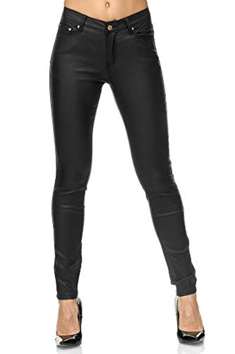 30 meilleurs Pantalon Simili Cuir Femme triés sur le volet pour vous